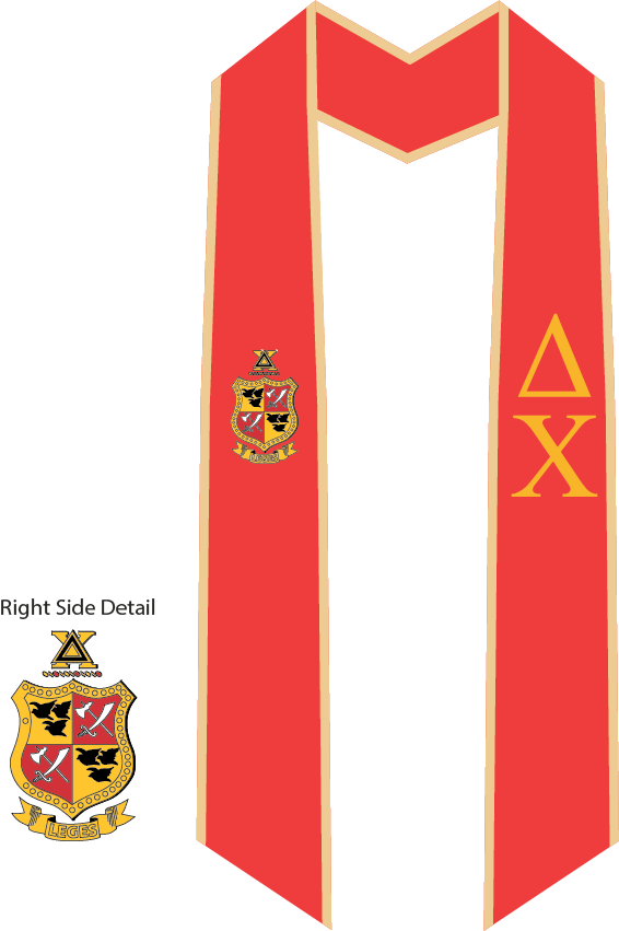 Delta Chi Graduation Stoles