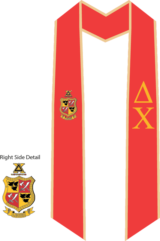 Delta Chi Graduation Stoles