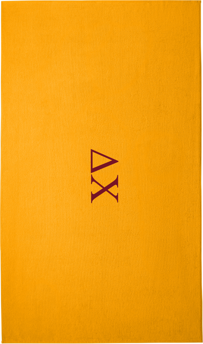 Delta Chi Lettered Beach Towels