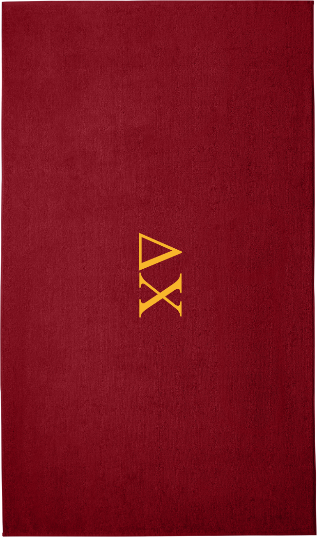 Delta Chi Lettered Beach Towels