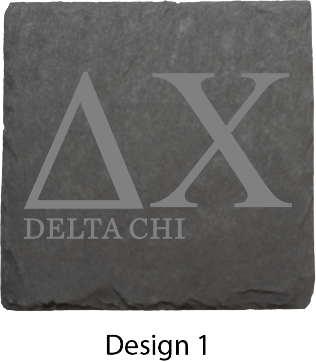 Delta Chi Stone Coasters - 4-Pack