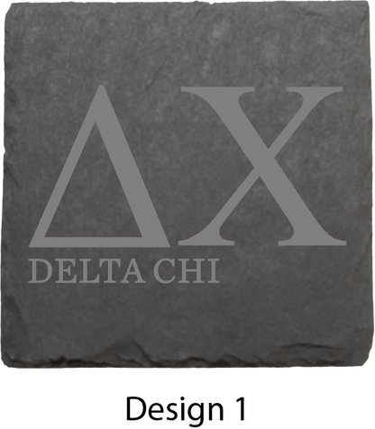 Delta Chi Stone Coasters - 4-Pack