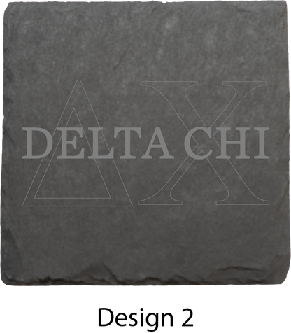 Delta Chi Stone Coasters - 4-Pack