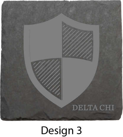 Delta Chi Stone Coasters - 4-Pack