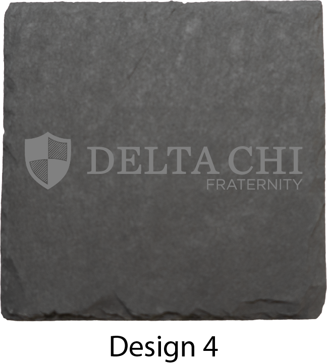 Delta Chi Stone Coasters - 4-Pack