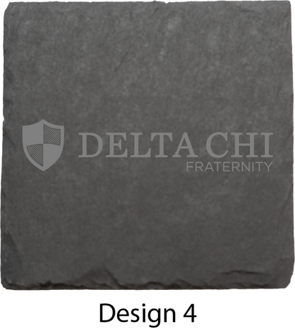 Delta Chi Stone Coasters - 4-Pack