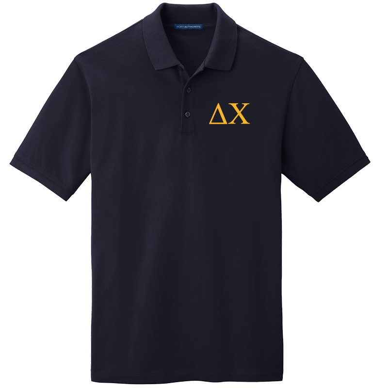 Delta Chi Men's Embroidered Polo Shirt