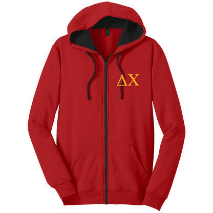 Delta Chi Zip-Up Hooded Sweatshirts