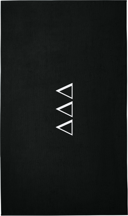 Delta Delta Delta Lettered Beach Towels