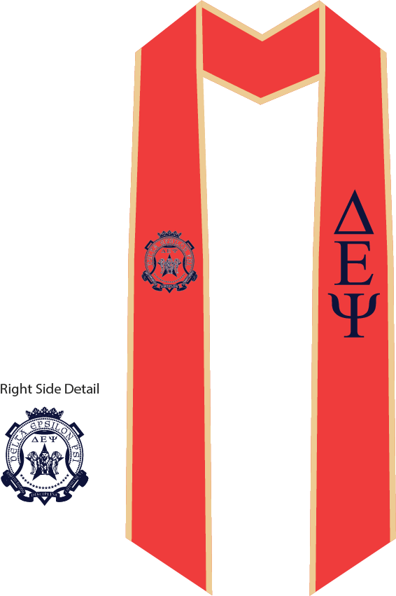 Delta Epsilon Psi Graduation Stoles