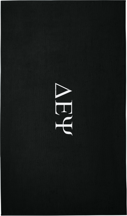 Delta Epsilon Psi Lettered Beach Towels