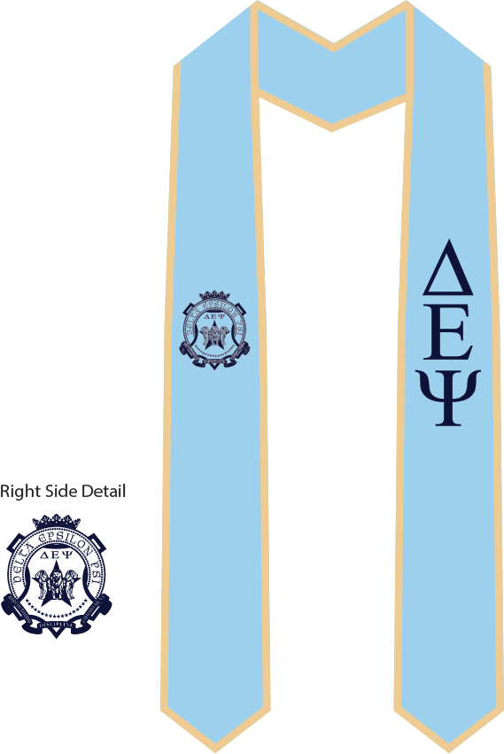 Delta Epsilon Psi Graduation Stoles