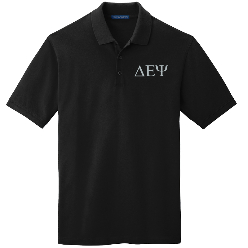 Delta Epsilon Psi Men's Embroidered Polo Shirt