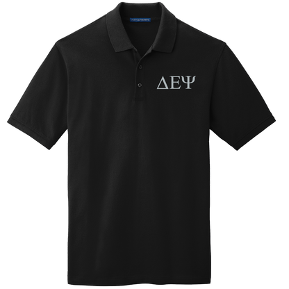 Delta Epsilon Psi Men's Embroidered Polo Shirt