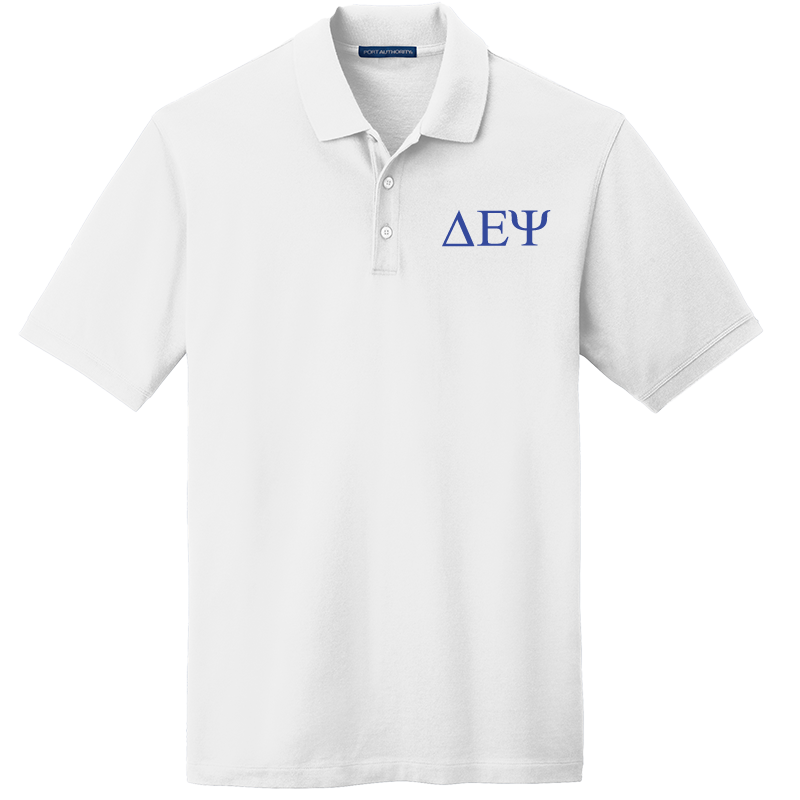 Delta Epsilon Psi Men's Embroidered Polo Shirt