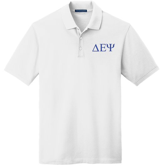 Delta Epsilon Psi Men's Embroidered Polo Shirt