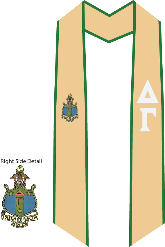 Delta Gamma Graduation Stoles