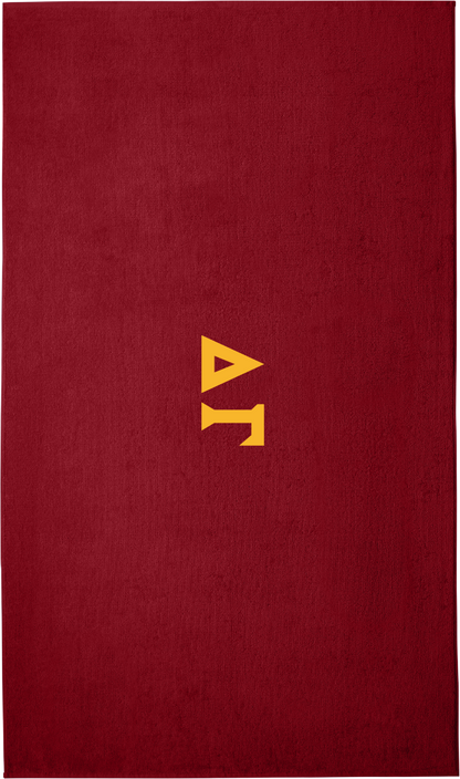 Delta Gamma Lettered Beach Towels