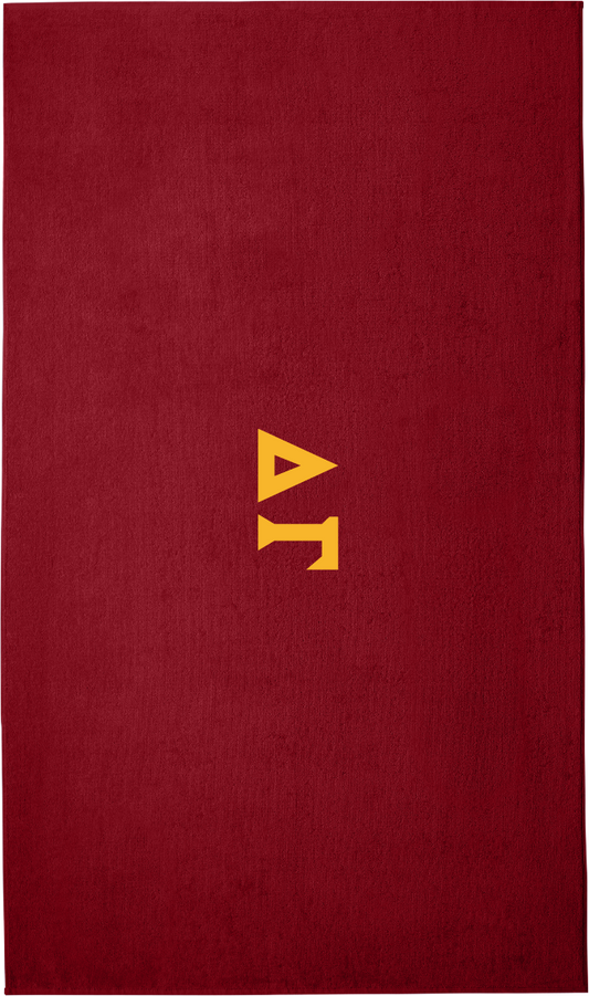 Delta Gamma Lettered Beach Towels