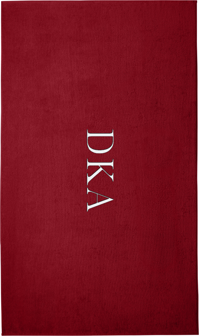 Delta Kappa Alpha Lettered Beach Towels