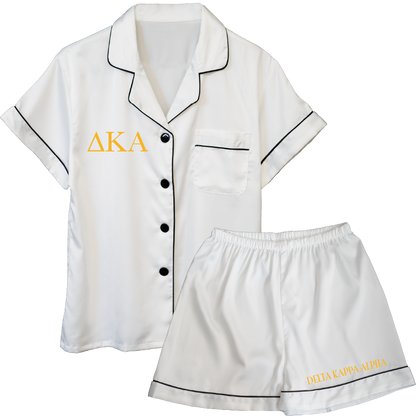 Delta Kappa Alpha Embroidered Ladies' Pajama Sets