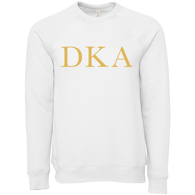 Delta Kappa Alpha Embroidered Lettered Crewneck Sweatshirts