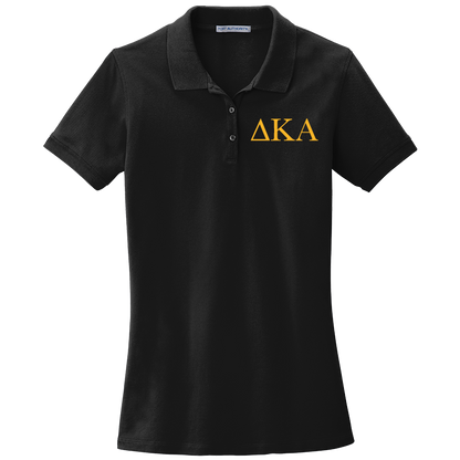 Delta Kappa Alpha Ladies' Embroidered Polo Shirt