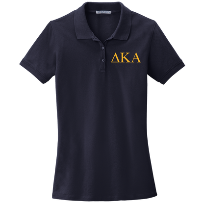 Delta Kappa Alpha Ladies' Embroidered Polo Shirt