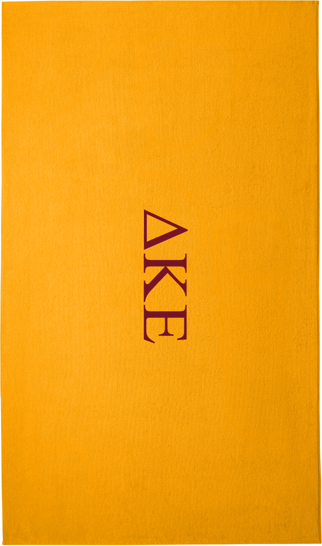 Delta Kappa Epsilon Lettered Beach Towels