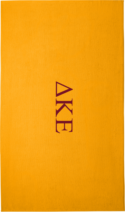 Delta Kappa Epsilon Lettered Beach Towels