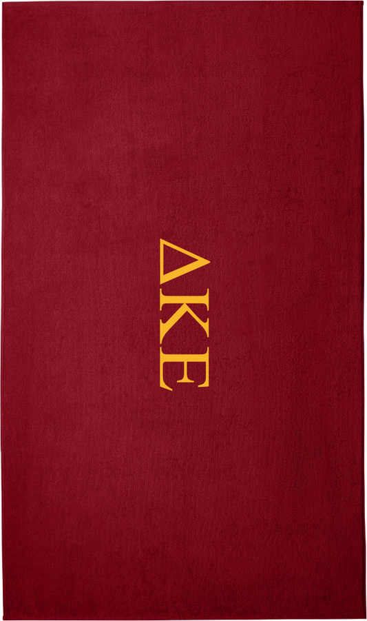 Delta Kappa Epsilon Lettered Beach Towels