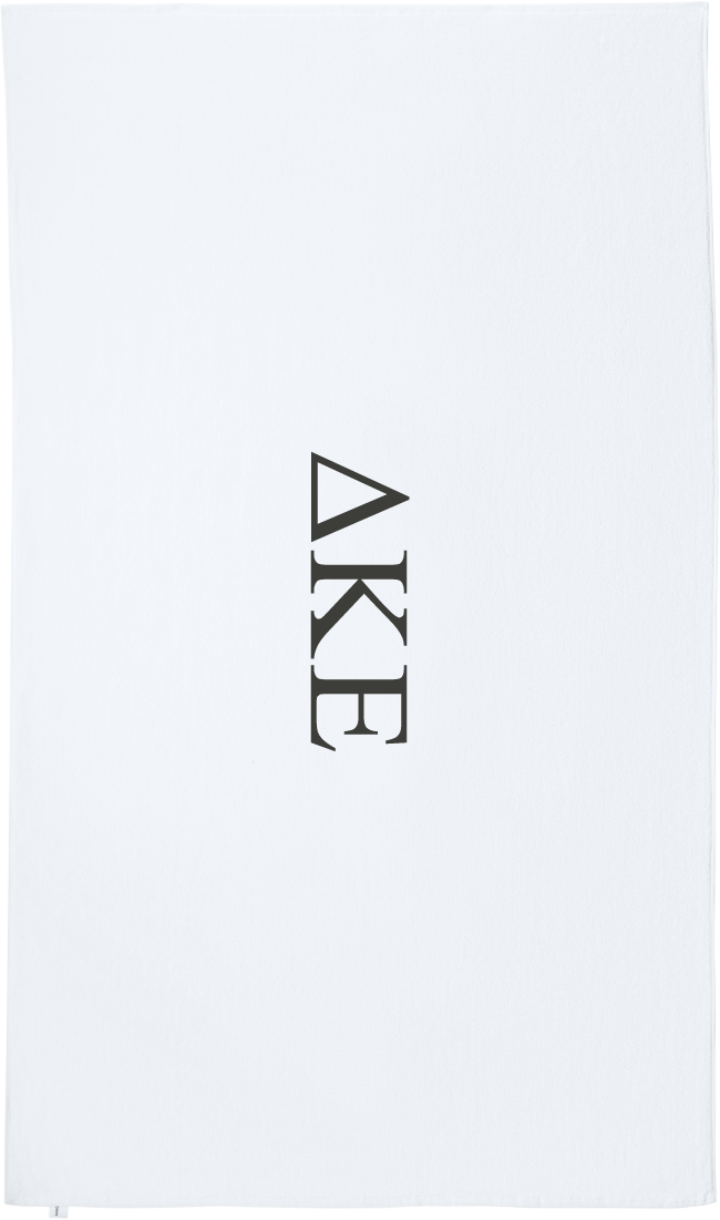 Delta Kappa Epsilon Lettered Beach Towels