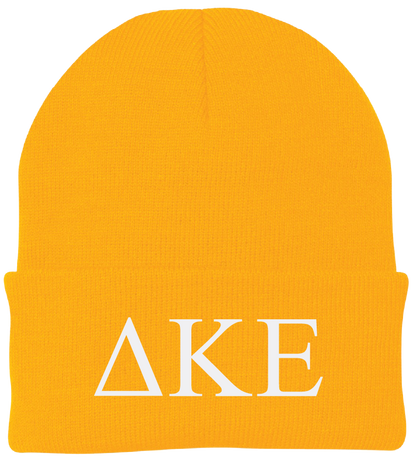 Delta Kappa Epsilon Lettered Beanies