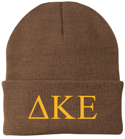 Delta Kappa Epsilon Lettered Beanies