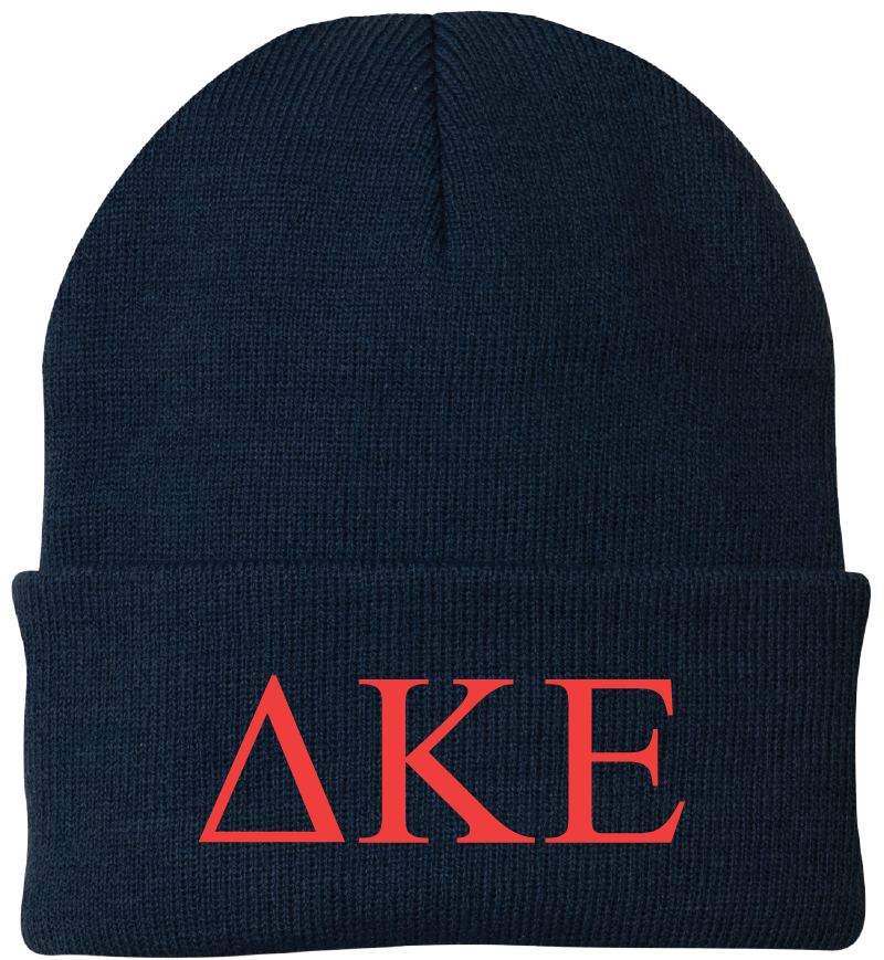 Delta Kappa Epsilon Lettered Beanies