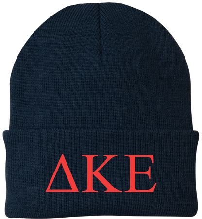 Delta Kappa Epsilon Lettered Beanies