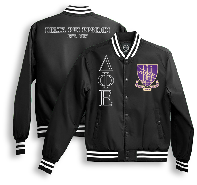 Delta Phi Epsilon Bomber Jackets