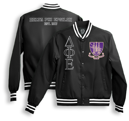 Delta Phi Epsilon Bomber Jackets