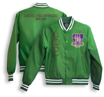 Delta Phi Epsilon Bomber Jackets