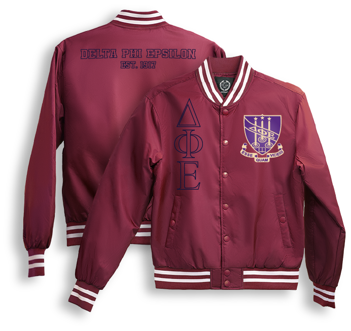 Delta Phi Epsilon Bomber Jackets