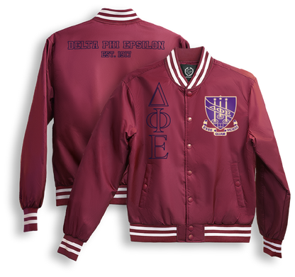 Delta Phi Epsilon Bomber Jackets