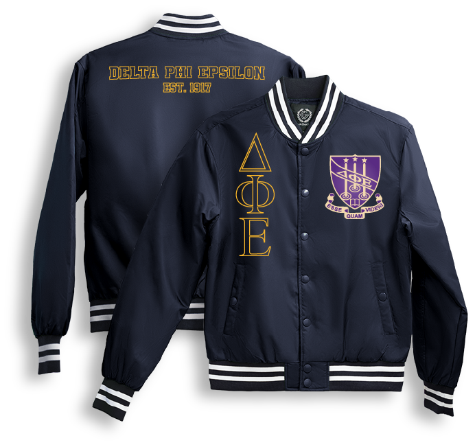Delta Phi Epsilon Bomber Jackets