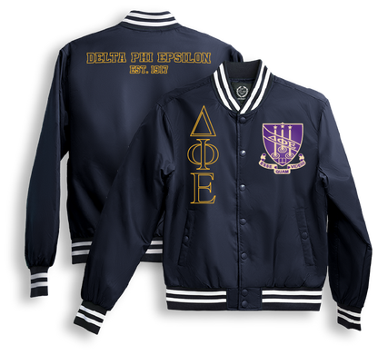 Delta Phi Epsilon Bomber Jackets