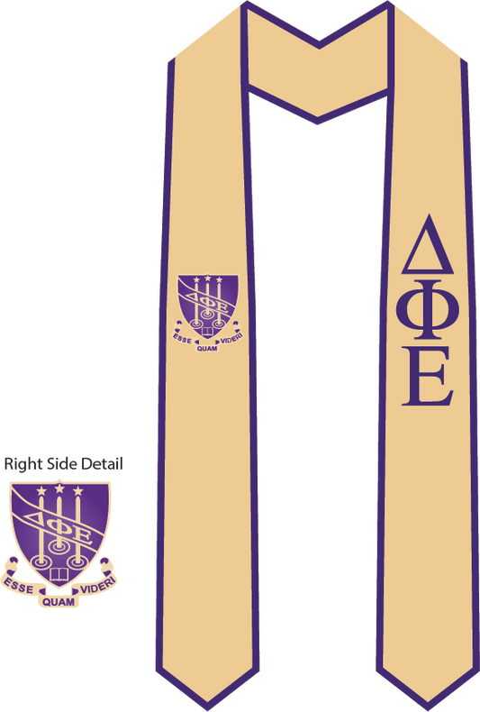 Delta Phi Epsilon Graduation Stoles