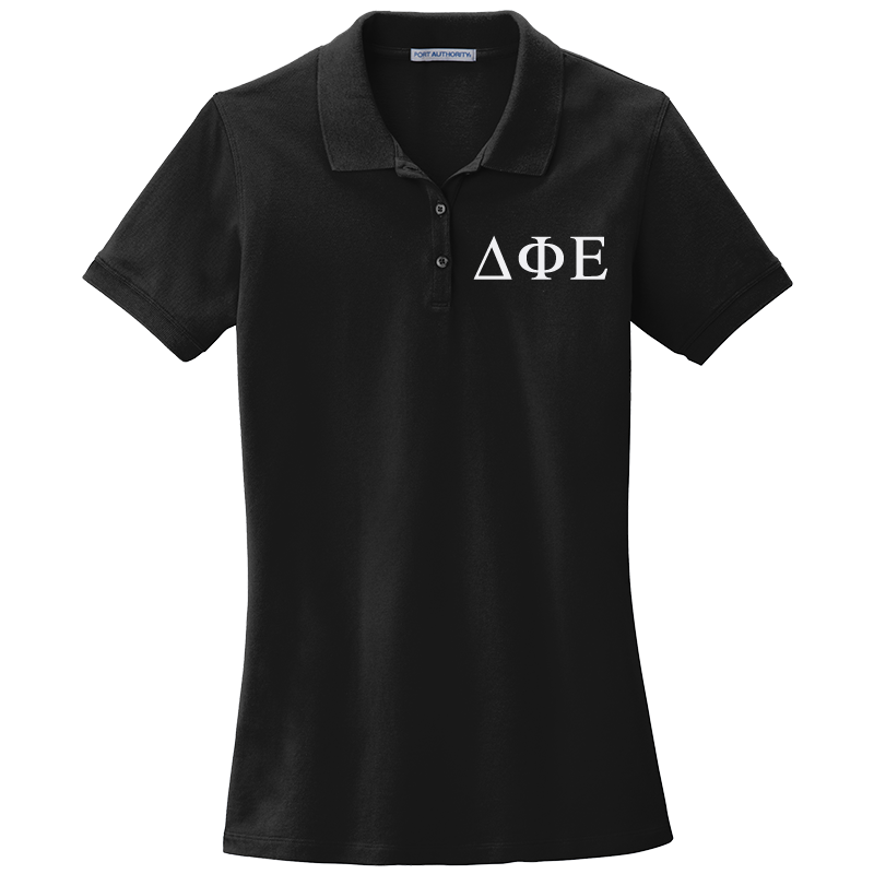 Delta Phi Epsilon Ladies' Embroidered Polo Shirt