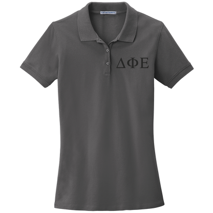 Delta Phi Epsilon Ladies' Embroidered Polo Shirt