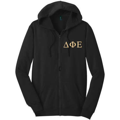 Delta Phi Epsilon Zip-Up Hooded Sweatshirts