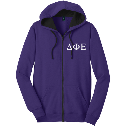 Delta Phi Epsilon Zip-Up Hooded Sweatshirts