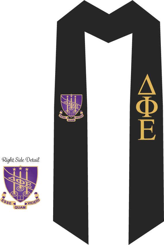 Delta Phi Epsilon Graduation Stoles