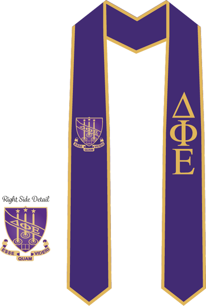 Delta Phi Epsilon Graduation Stoles